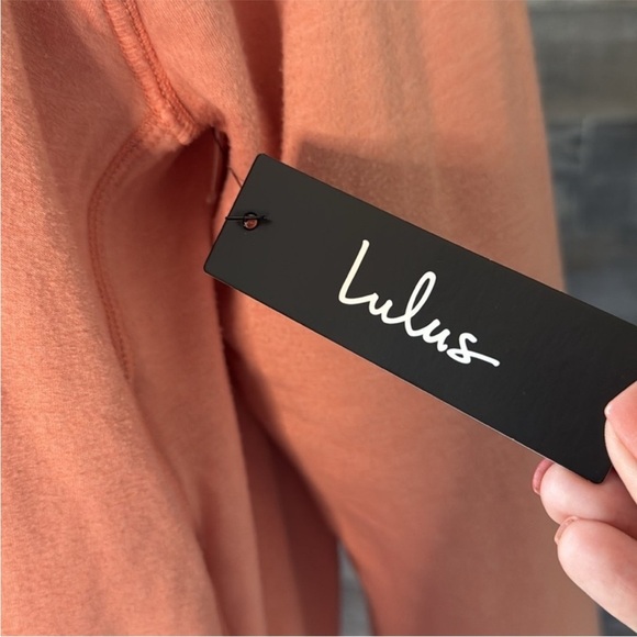 NWT! Lulu’s fuzzy dusty pink sweatshirt XSmall cozy pockets softgirl gorpcore - Picture 5 of 13